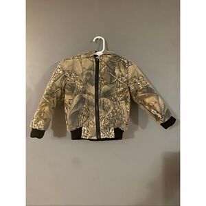 Burly Camp Camo Heavy Winter Jacket Size 2T